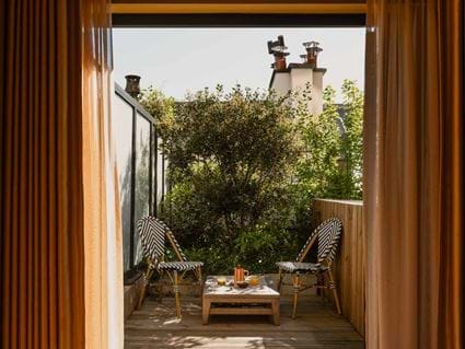 City Studio with Balcony | Paris Apartment | Le Jardin de Verre by Locke