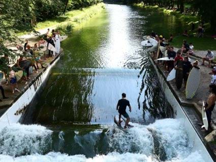 Flosslände River Wave | WunderLocke, Sendling, Munich | Design-led Aparthotels, Locke